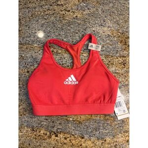 Adidas Dont Rest Alphaskin Sports Bra  Glory Red Medium Support FL2394 Size S